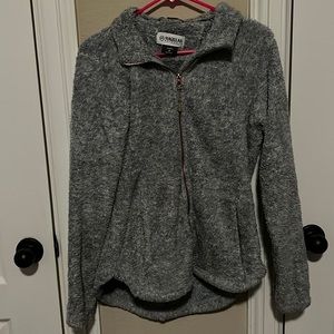 Magellan Grey Fleece Teddy Jacket